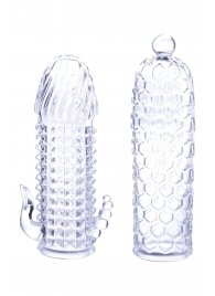 Набор из 2 прозрачных насадок на член Seductive Tickler Sleeves Set - NMC - в Салавате купить с доставкой