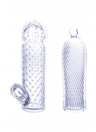 Набор из 2 прозрачных насадок на член Seductive Tickler Sleeves - NMC - в Салавате купить с доставкой