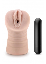 Телесный мастурбатор-вагина Ayumi с вибрацией - Blush Novelties - в Салавате купить с доставкой