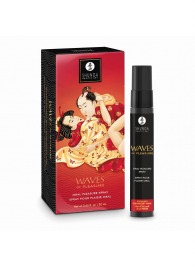 Оральный спрей Waves of Pleasure с ароматом клубники и шампанского - 20 мл. - Shunga - купить с доставкой в Салавате