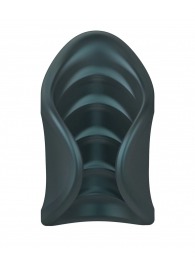 Серый сквозной мастурбатор с вибрацией Manwan Starter - Manwan - в Салавате купить с доставкой