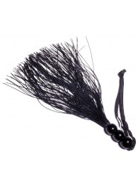 Черная силиконовая плетка - 25,4 см. - Boys of Toys - купить с доставкой в Салавате