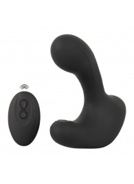Черная анальная вибропробка с функцией расширения RC Butt Plug with 3 functions - Orion - в Салавате купить с доставкой