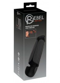 Черный вибромастурбатор с трехточечной стимуляцией Penis Trainer with 3 Point Stimulation - Orion - в Салавате купить с доставкой