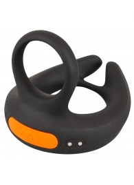 Черный вибростимулятор мошонки RC Scrotum Stimulator with Vibration - Orion - в Салавате купить с доставкой