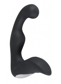 Черный перезаряжаемый стимулятор простаты с вибрацией - 14,6 см. - Orion - в Салавате купить с доставкой