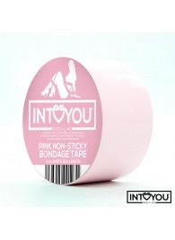 Розовый скотч для фиксации Non-Sticky Bondage Tape - 15 м. - Intoyou - купить с доставкой в Салавате