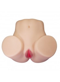 Телесный мастурбатор Julia с 2 любовными каналами - Baile - в Салавате купить с доставкой