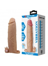 Телесная насадка на пенис Xerxes - 22 см. - Baile - в Салавате купить с доставкой