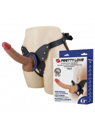 Поясной страпон Wells: трусики в форме бабочки и фаллоимитатор-насадка - Baile - купить с доставкой в Салавате