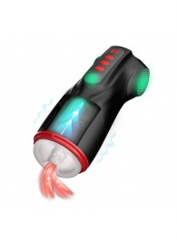 Интерактивный мастурбатор Raven с вакуумом, вибрацией и подсветкой - Shots Media BV - в Салавате купить с доставкой