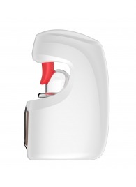 Белый мастурбатор с язычком и возвратно-поступательными движениями - Secwell - в Салавате купить с доставкой