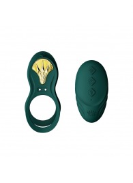 Зеленое эрекционное виброкольцо Bayek с пультом ДУ - Zalo - в Салавате купить с доставкой