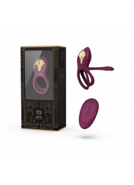 Фиолетовое эрекционное виброкольцо Bayek с пультом ДУ - Zalo - в Салавате купить с доставкой