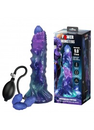 Фиолетовый яйцеродящий фаллоимитатор Duskwalker Sentinal на присоске - 22,4 см. - Baile - купить с доставкой в Салавате