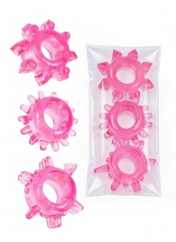 Комплект из трех розовых эрекционных колец - Erowoman-Eroman - в Салавате купить с доставкой