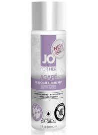 Лубрикант на водной основе для женщин JO AGAPE LUBRICANT ORIGINAL - 60 мл. - System JO - купить с доставкой в Салавате