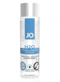 Охлаждающий лубрикант на водной основе JO Personal Lubricant H2O COOLING - 120 мл. - System JO - купить с доставкой в Салавате