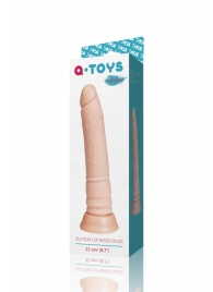 Телесный фаллоимитатор A-toys с присоской - 22 см. - A-toys купить с доставкой в интернет-магазине Orgasmix в Салавате Телесный фаллоимитатор A-toys с присоской - 22 см. - A-toys