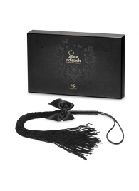 Чёрная плётка Lilly Whip Bijoux - Bijoux Indiscrets - купить с доставкой в Салавате