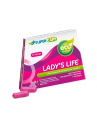 Возбуждающие капсулы Ladys Life - 14 капсул (0,35 гр.) - SuperCaps - купить с доставкой в Салавате