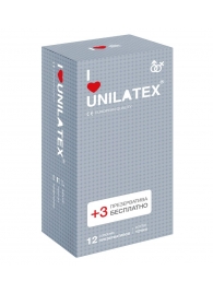 Презервативы с точками Unilatex Dotted - 12 шт. + 3 шт. в подарок - Unilatex - купить с доставкой в Салавате