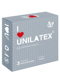 Презервативы с точками Unilatex Dotted - 3 шт. - Unilatex - купить с доставкой в Салавате