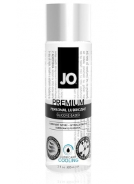 Охлаждающий лубрикант на силиконовой основе JO Personal Premium Lubricant Cooling - 60 мл. - System JO - купить с доставкой в Салавате