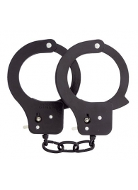 Чёрные наручники из листового металла BONDX METAL CUFFS BLACK - Dream Toys - купить с доставкой в Салавате