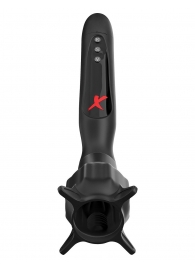 Чёрный вибростимулятор для головки члена с эффектом всасывания Vibrating Roto-Sucker - Pipedream - в Салавате купить с доставкой