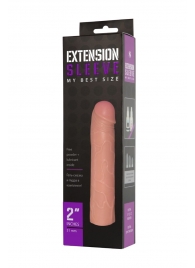 Насадка-удлинитель Extension sleeve телесного цвета - 18,5 см. - Sitabella - в Салавате купить с доставкой