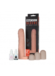 Насадка-удлинитель Extension sleeve с подхватом мошонки - 19 см. - Sitabella - в Салавате купить с доставкой