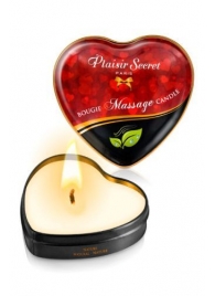 Массажная свеча с нейтральным ароматом Bougie Massage Candle - 35 мл. - Plaisir Secret - купить с доставкой в Салавате