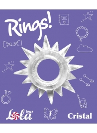 Прозрачное эрекционное кольцо Rings Cristal - Lola Games - в Салавате купить с доставкой