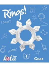 Прозрачное эрекционное кольцо Rings Gear - Lola Games - в Салавате купить с доставкой