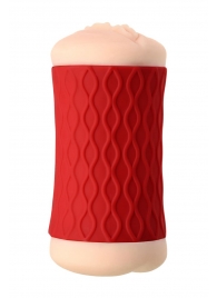 Двухсторонний мастурбатор JOS  NADIN в красном цилиндре - JOS - в Салавате купить с доставкой