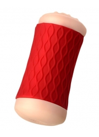 Двухсторонний мастурбатор JOS  NADIN в красном цилиндре - JOS - в Салавате купить с доставкой