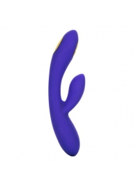 Фиолетовый вибратор с функцией электростимуляции Intimate E-Stimulator Dual Wand - 21,5 см. - California Exotic Novelties - купить с доставкой в Салавате