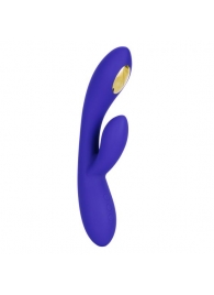 Фиолетовый вибратор с функцией электростимуляции Intimate E-Stimulator Dual Wand - 21,5 см. - California Exotic Novelties - купить с доставкой в Салавате