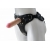 Черный пояс-трусики с двумя насадками Soft-Dolli - 16,5 и 10,5 см. - LOVETOY (А-Полимер) - купить с доставкой в Салавате