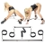 Комплект наручников и наножников с распорками Spread  em Bar and Cuff Set - Pipedream - купить с доставкой в Салавате