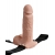 Телесный перезаряжаемый вибрострапон 7  Hollow Rechargeable Strap-on with Balls - 20,3 см. - Pipedream - купить с доставкой в Салавате