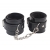Черные оковы на ноги Obey Me Leather Ankle Cuffs - Chisa - купить с доставкой в Салавате