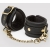 Черные наручники Bound to You Faux Leather Wrist Cuffs - Fifty Shades of Grey - купить с доставкой в Салавате