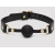Черный кляп-шар Bound to You Faux Leather Ball Gag - Fifty Shades of Grey - купить с доставкой в Салавате