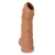 Телесная насадка с пупырышками и открытой головкой Nude Sleeve M - 12 см. - KOKOS - в Салавате купить с доставкой