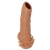 Телесная насадка с усиками и открытой головкой Nude Sleeve L - 14 см. - KOKOS - в Салавате купить с доставкой