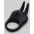 Черное эрекционное виброкольцо Sensation Rechargeable Vibrating Rabbit Love Ring - Fifty Shades of Grey - в Салавате купить с доставкой
