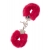 Металлические наручники с красной меховой опушкой METAL HANDCUFF WITH PLUSH RED - Dream Toys - купить с доставкой в Салавате