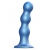 Голубая насадка Strap-On-Me Dildo Plug Balls size S - Strap-on-me - купить с доставкой в Салавате